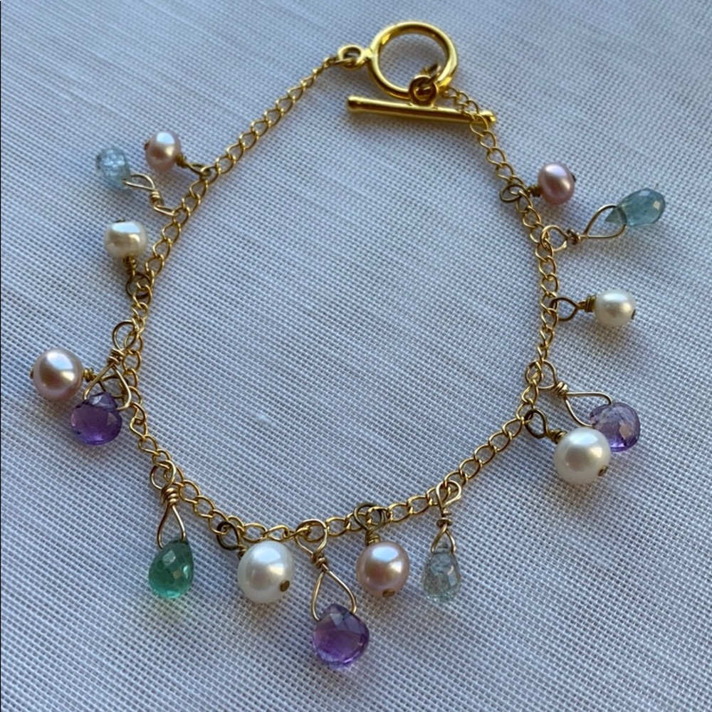 Multi Gem Bracelet